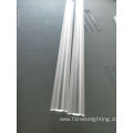 PMMA transparent diffuser embedded linear aluminum lens